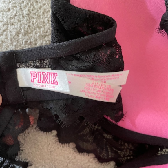 SOLD-PINK Victoria’s Secret Lace Halter Pushup Bra - Picture 6 of 7